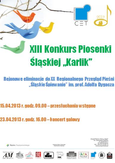 plakat Karlik 2013